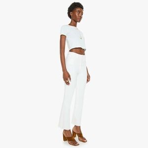 MOTHER The Hustler High-Rise Ankle
Fray Jeans - Fairest Of Them All, Size 27